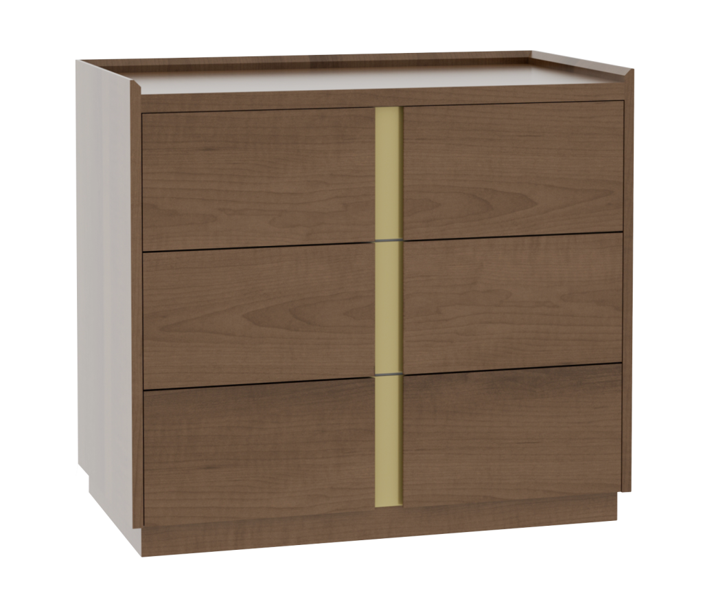 Verrado 36'' Three Drawer Bedside Chest