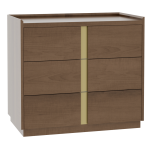Verrado 36'' Three Drawer Bedside Chest