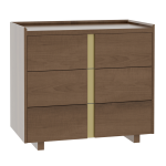 Verrado 36'' Three Drawer Bedside Chest