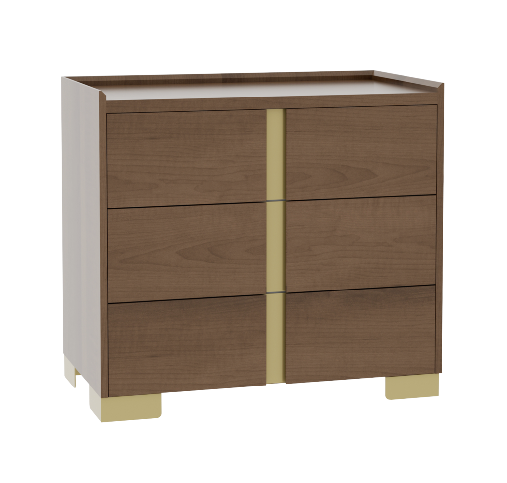 Verrado 36'' Three Drawer Bedside Chest