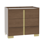 Verrado 36'' Three Drawer Bedside Chest
