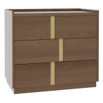 Verrado 36'' Three Drawer Bedside Chest