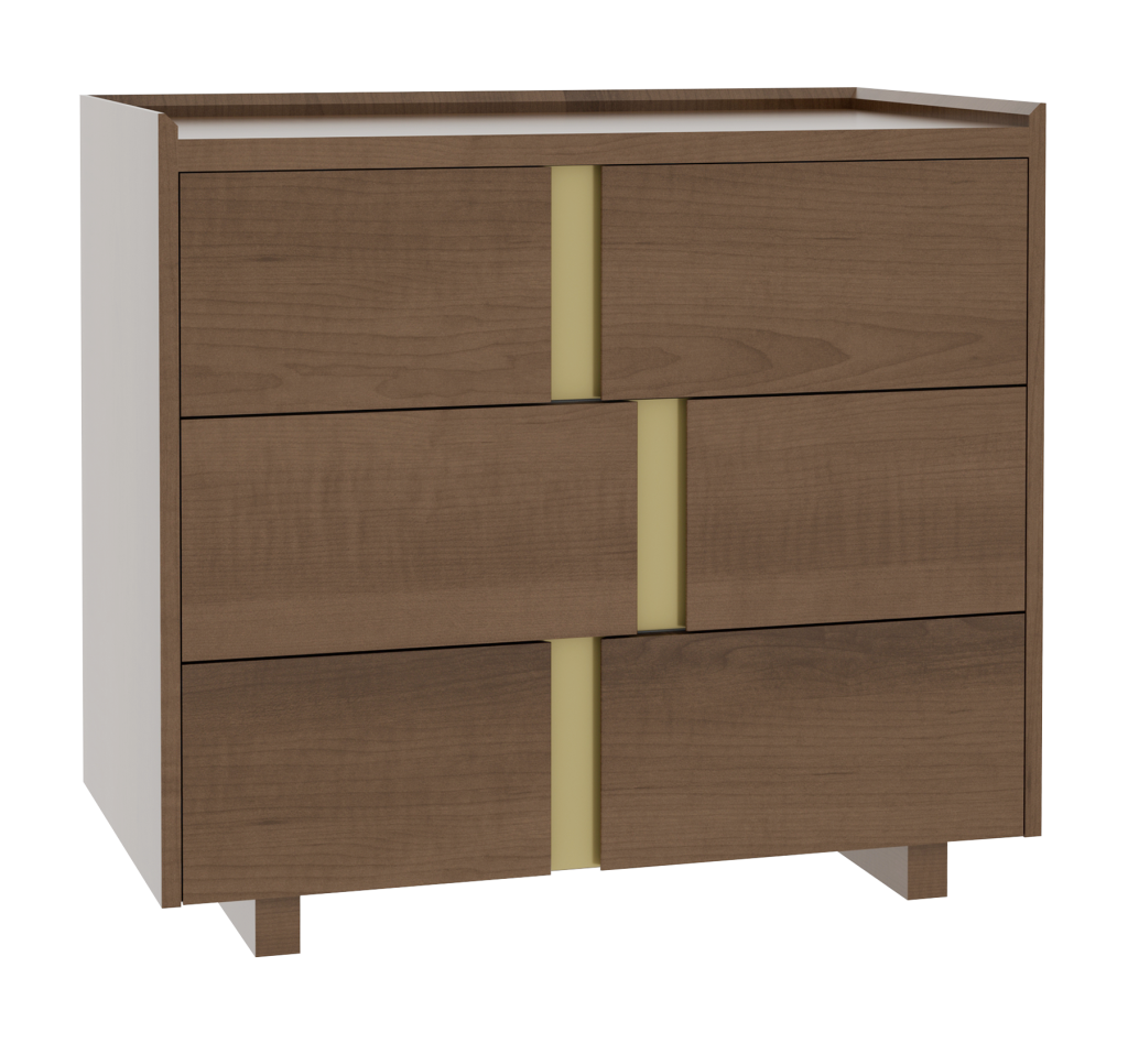 Verrado 36'' Three Drawer Bedside Chest