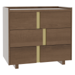 Verrado 36'' Three Drawer Bedside Chest