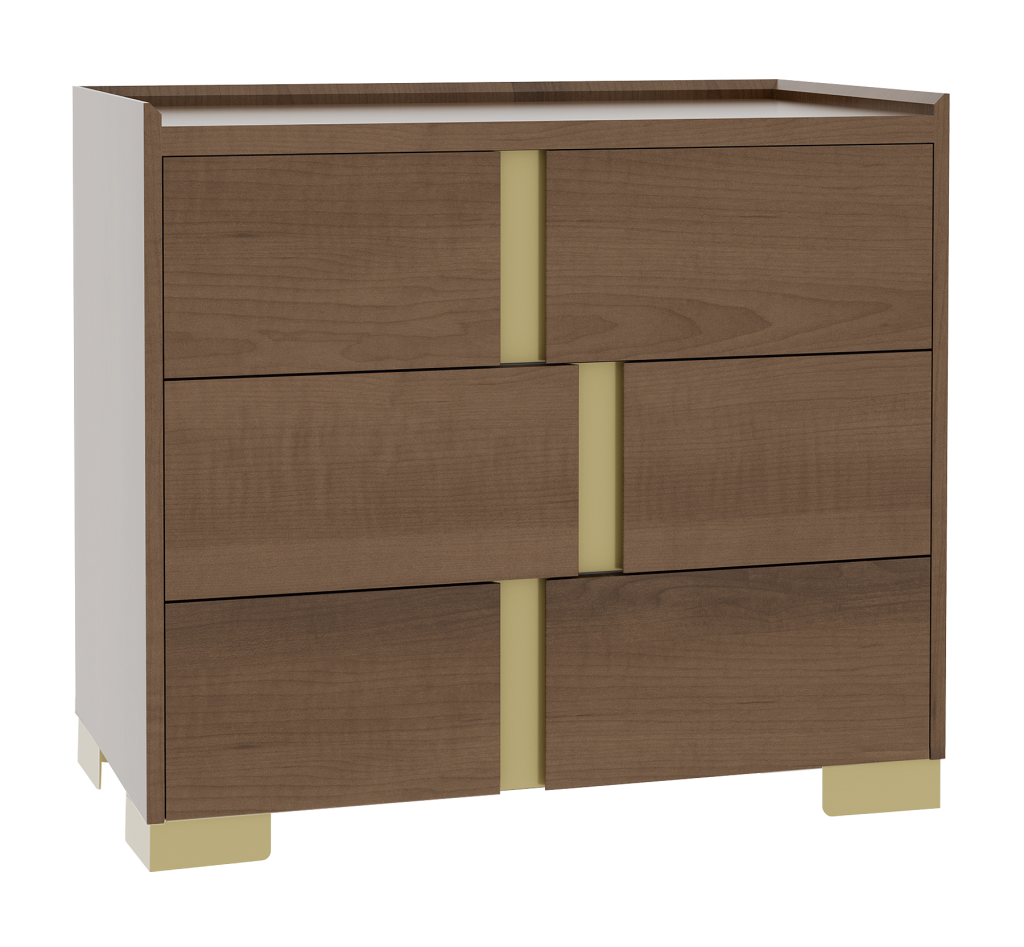 Verrado 36'' Three Drawer Bedside Chest