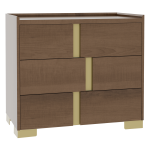 Verrado 36'' Three Drawer Bedside Chest