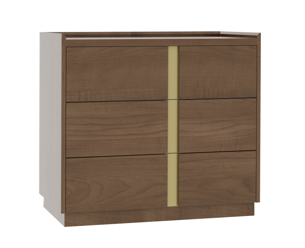 Verrado 36'' Three Drawer Bedside Chest