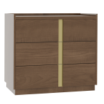 Verrado 36'' Three Drawer Bedside Chest