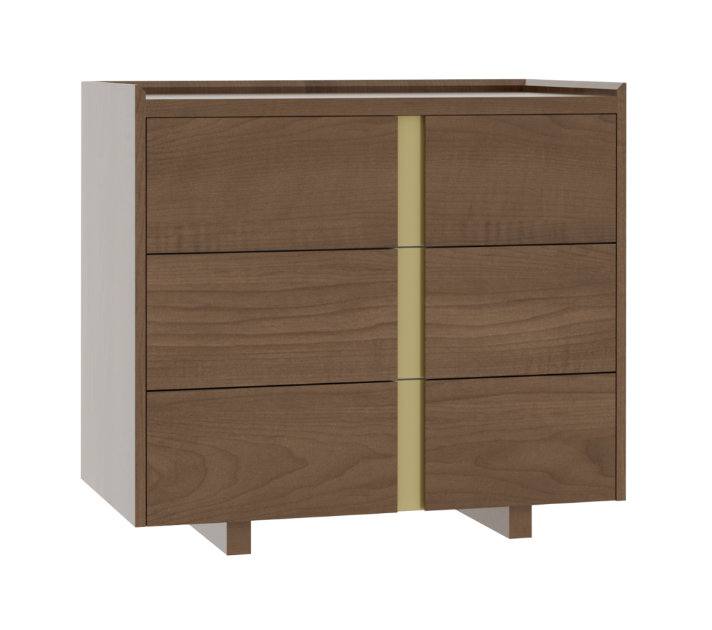 Verrado 36'' Three Drawer Bedside Chest