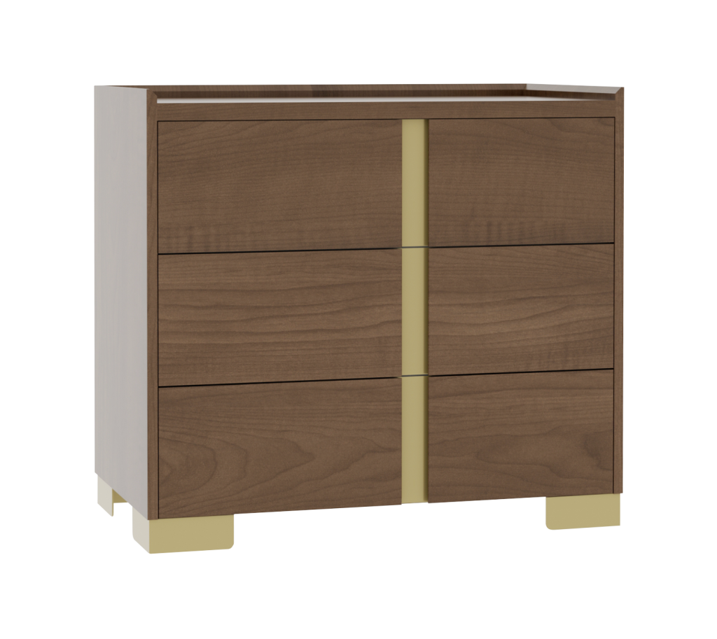 Verrado 36'' Three Drawer Bedside Chest