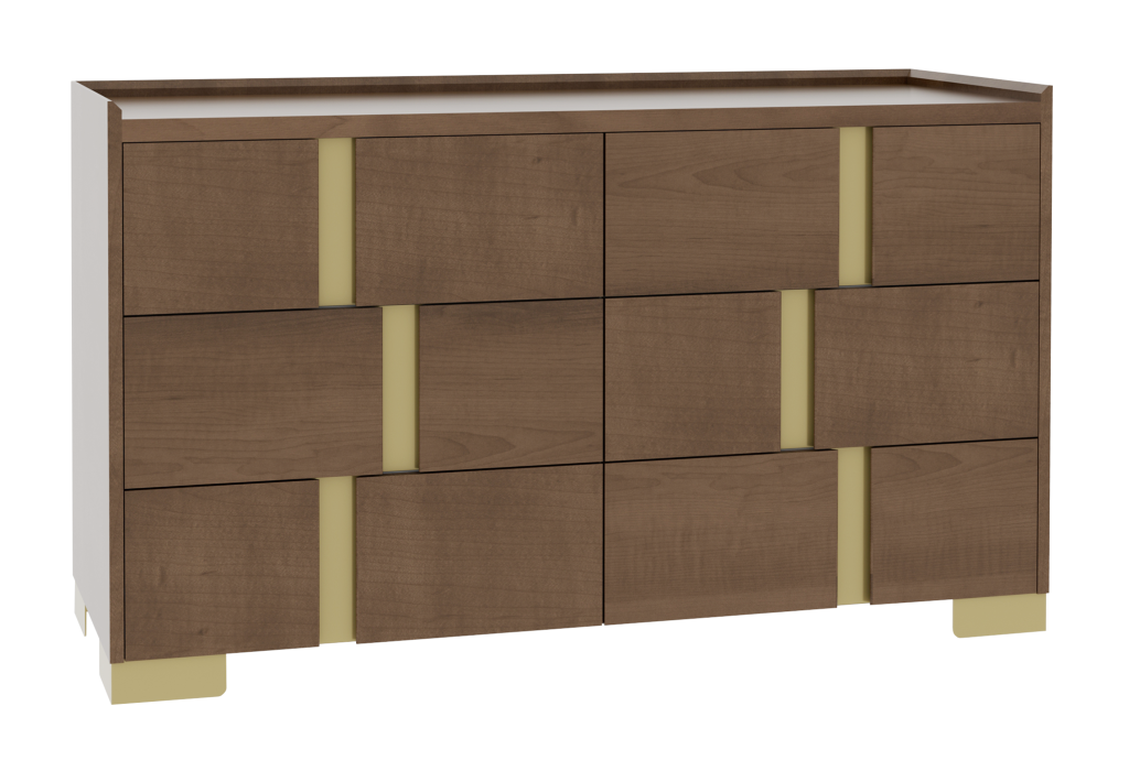 Verrado 55'' Six Drawer Dresser