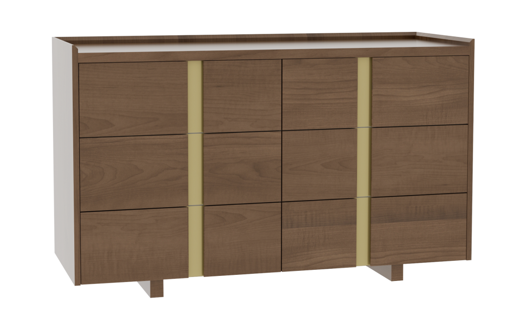 Verrado 55'' Six Drawer Dresser
