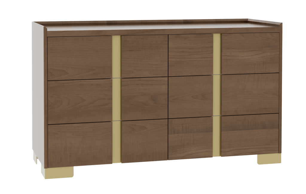 Verrado 55'' Six Drawer Dresser