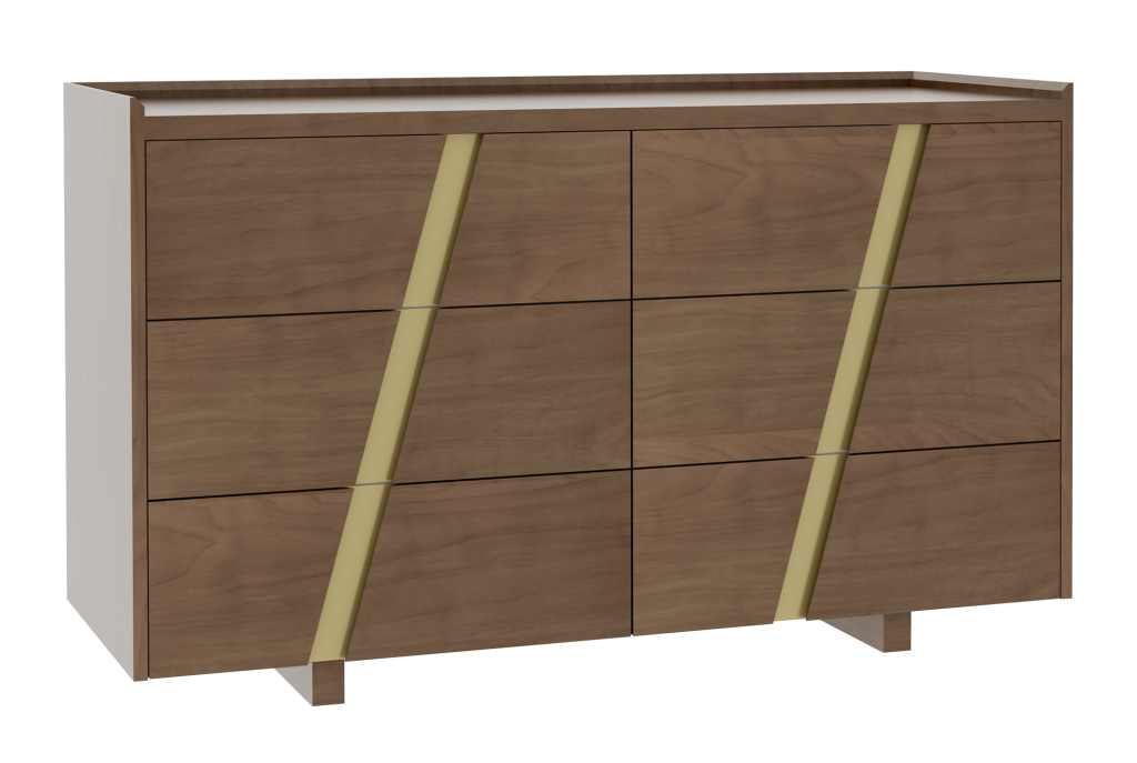 Verrado 55'' Six Drawer Dresser
