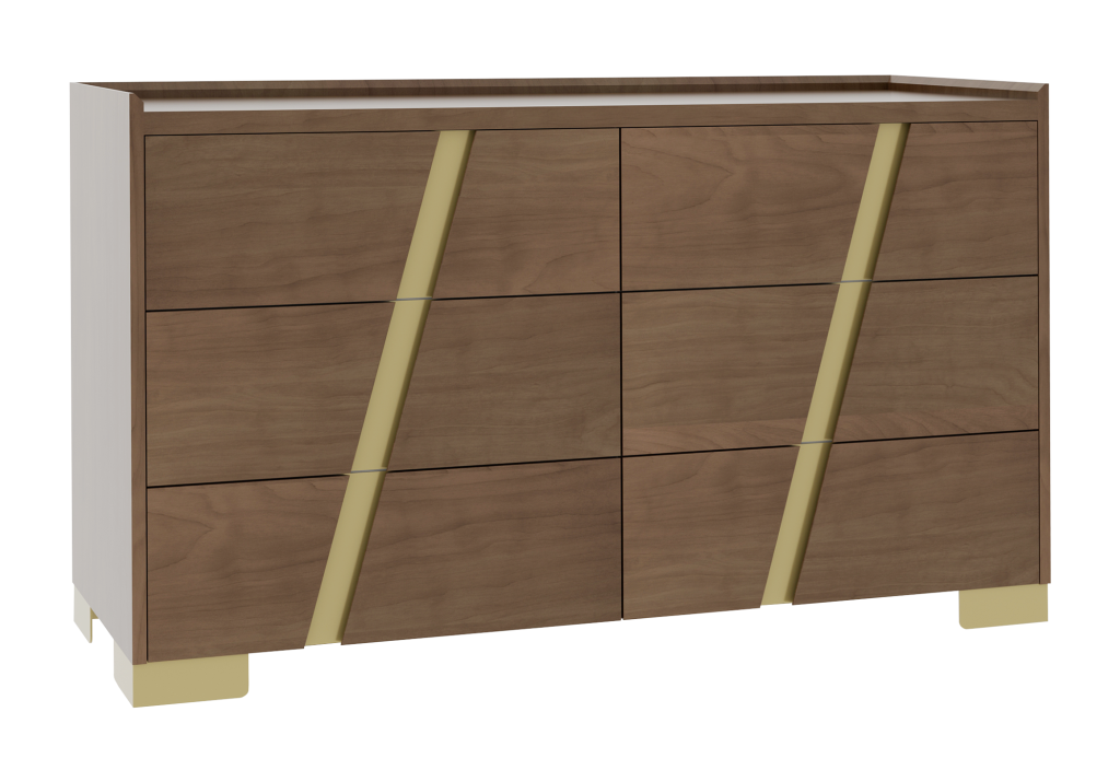 Verrado 55'' Six Drawer Dresser