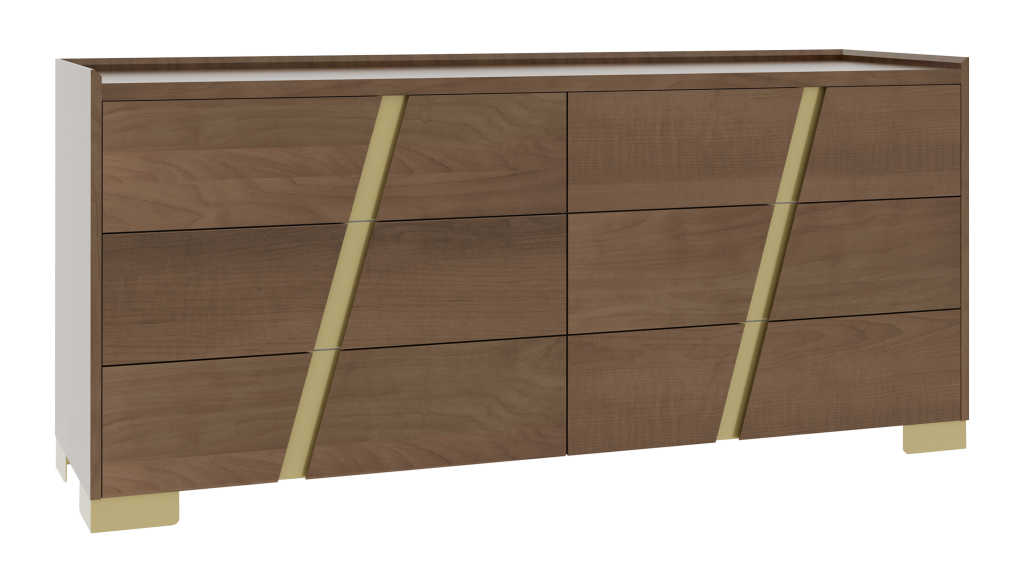 Verrado 71'' Six Drawer Dresser