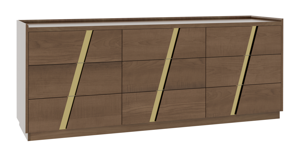 Verrado 81'' Nine Drawer Dresser