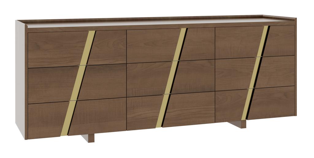 Verrado 81'' Nine Drawer Dresser