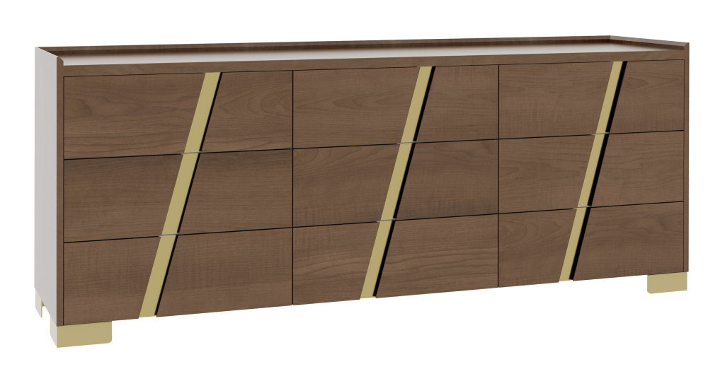 Verrado 81'' Nine Drawer Dresser