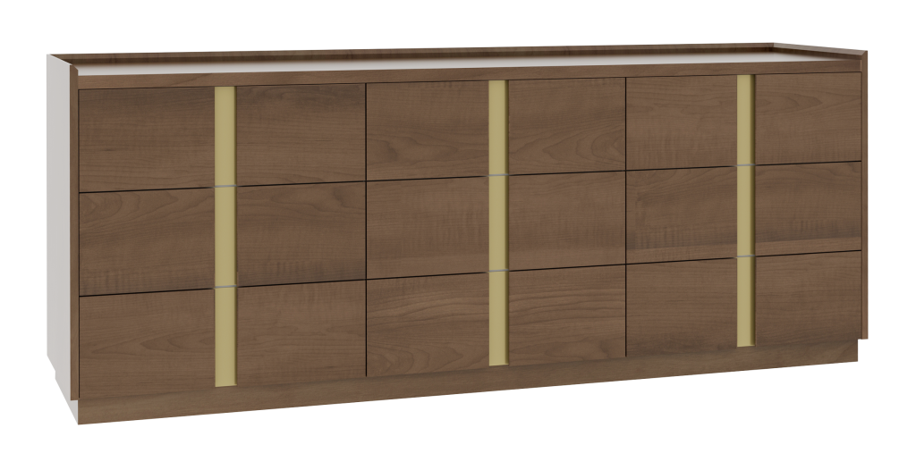 Verrado 81'' Nine Drawer Dresser