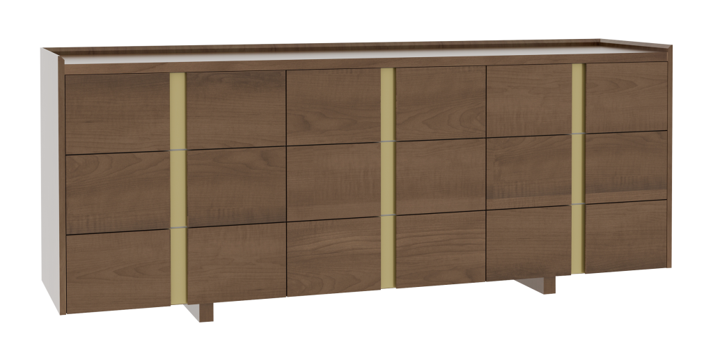 Verrado 81'' Nine Drawer Dresser