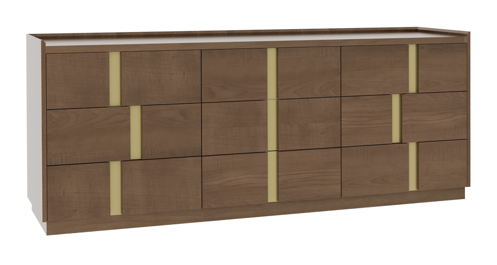 Verrado 81'' Nine Drawer Dresser