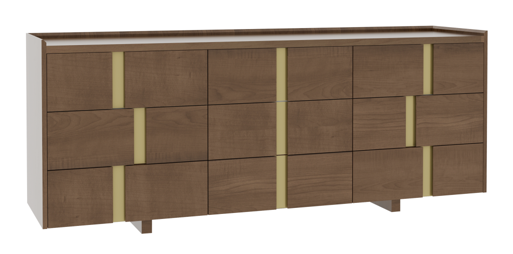 Verrado 81'' Nine Drawer Dresser
