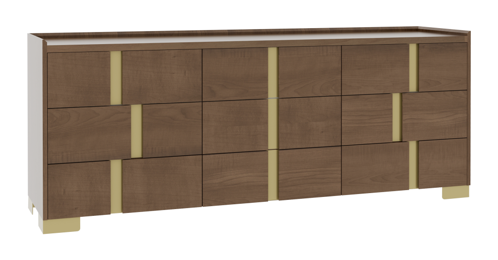 Verrado 81'' Nine Drawer Dresser
