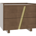 Verrado 28'' Two Drawer Nightstand