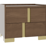 Verrado 28'' Two Drawer Nightstand