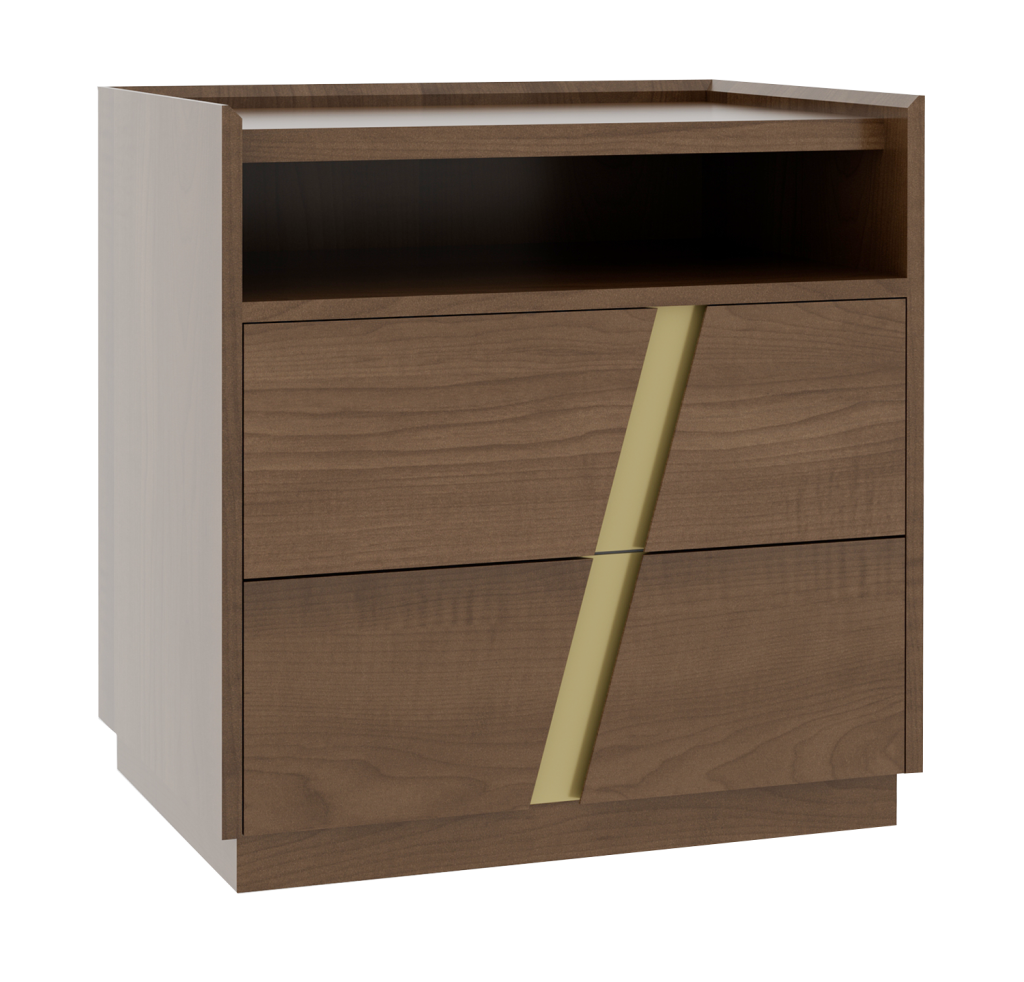 Verrado 28'' Two Drawer Nightstand W/ Opening