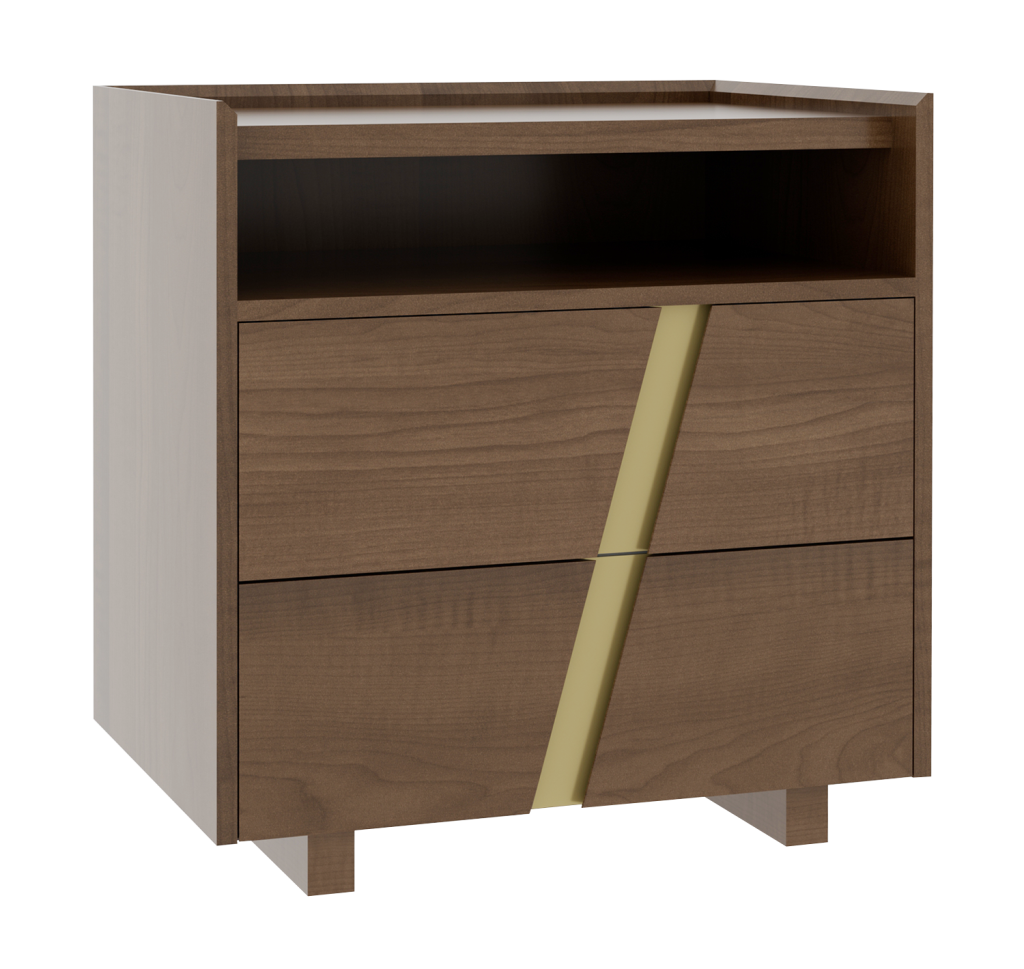 Verrado 28'' Two Drawer Nightstand W/ Opening