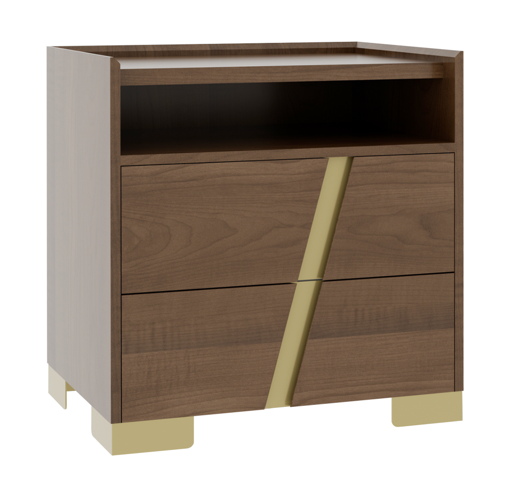 Verrado 28'' Two Drawer Nightstand W/ Opening