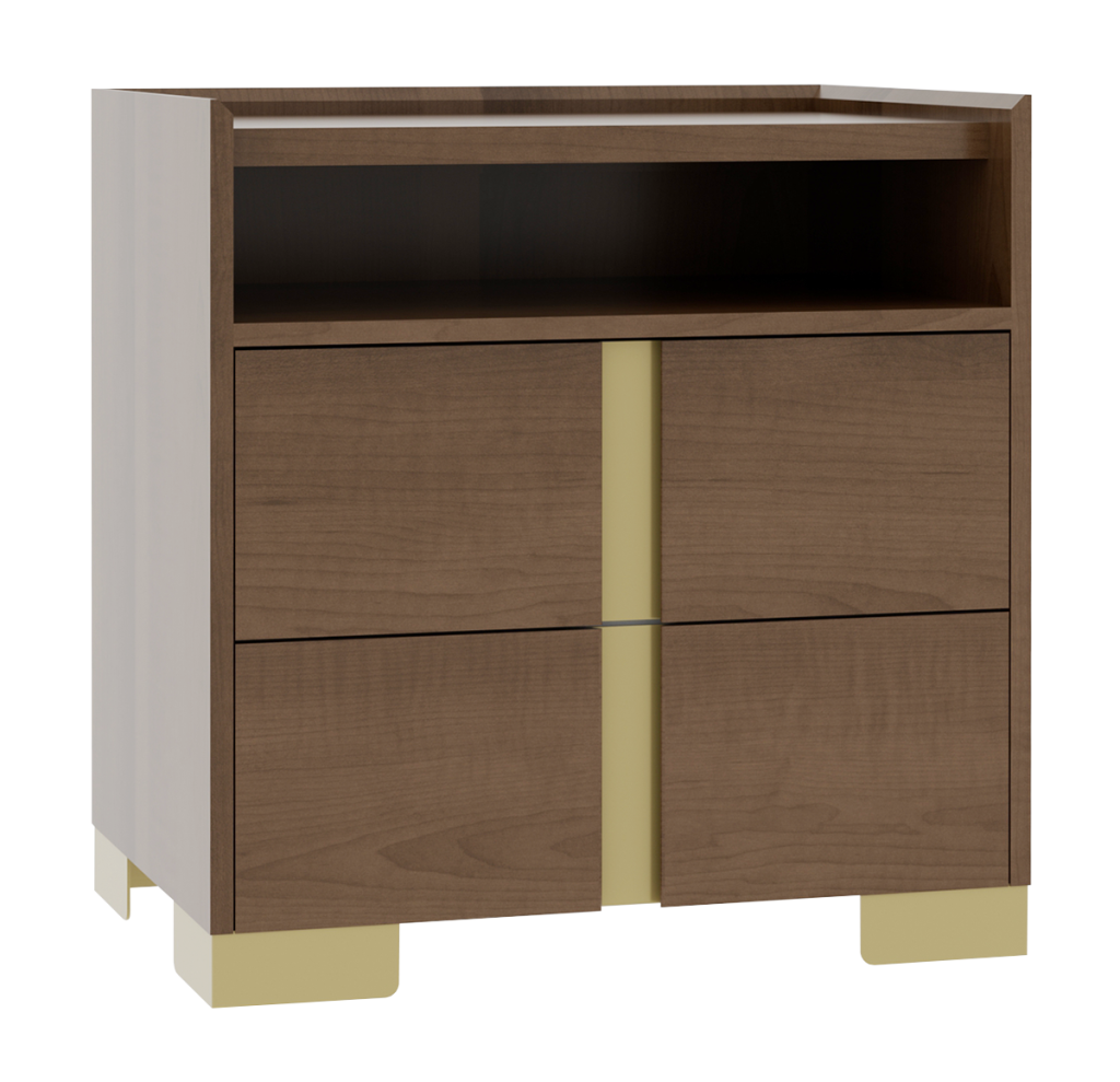 Verrado 28'' Two Drawer Nightstand W/ Opening