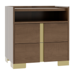 Verrado 28'' Two Drawer Nightstand W/ Opening