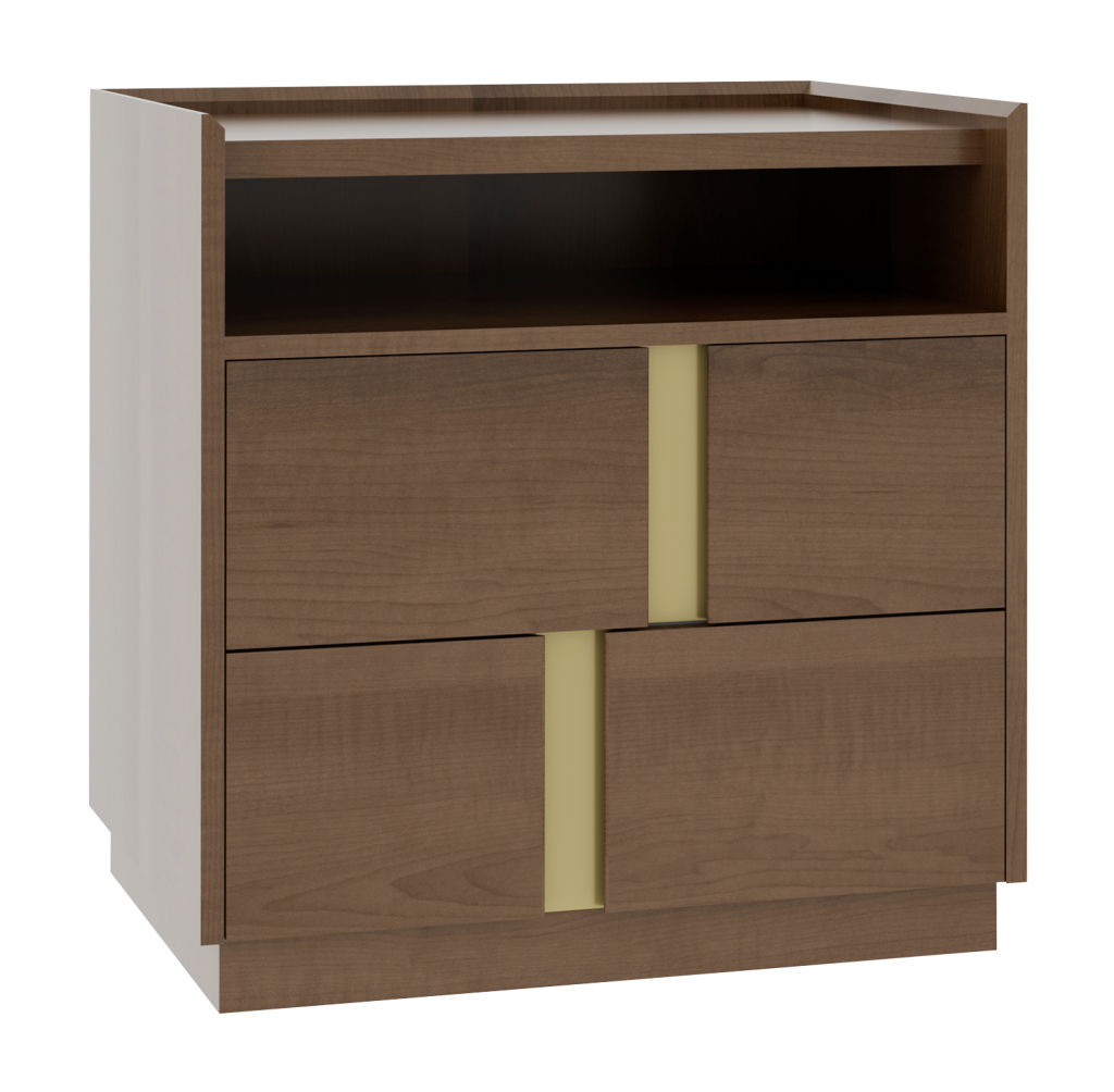 Verrado 28'' Two Drawer Nightstand W/ Opening