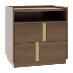 Verrado 28'' Two Drawer Nightstand W/ Opening