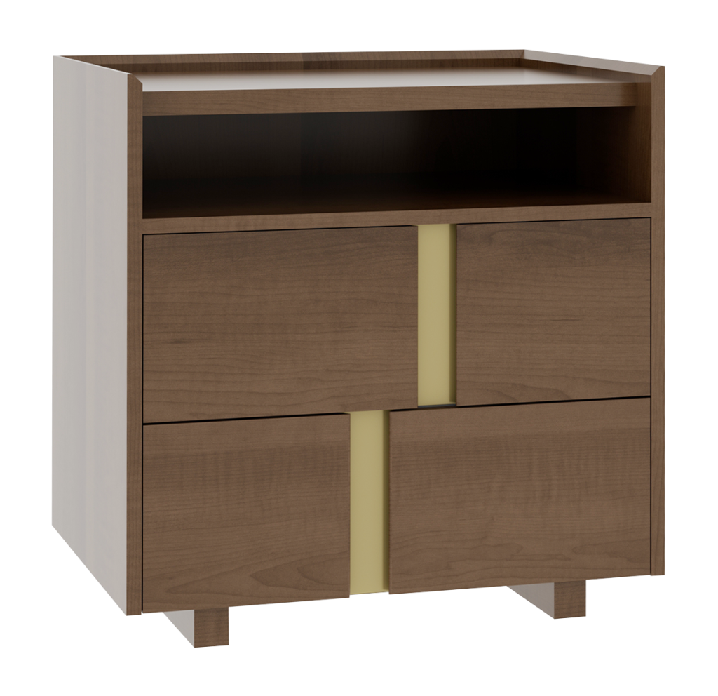 Verrado 28'' Two Drawer Nightstand W/ Opening
