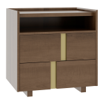 Verrado 28'' Two Drawer Nightstand W/ Opening
