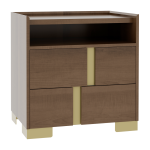 Verrado 28'' Two Drawer Nightstand W/ Opening