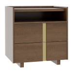 Verrado 28'' Two Drawer Nightstand W/ Opening