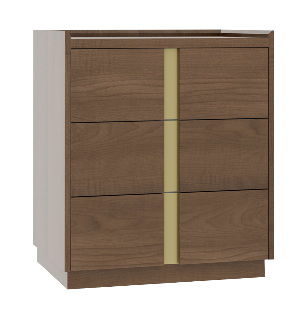 Verrado 28'' Three Drawer Bedside Chest