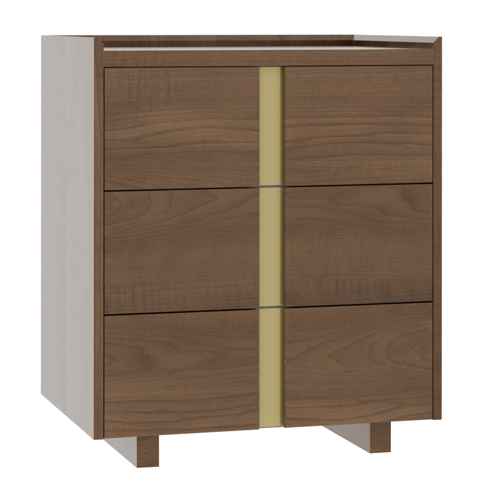 Verrado 28'' Three Drawer Bedside Chest