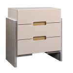Summa 30'' Three Drawer Bedside Chest