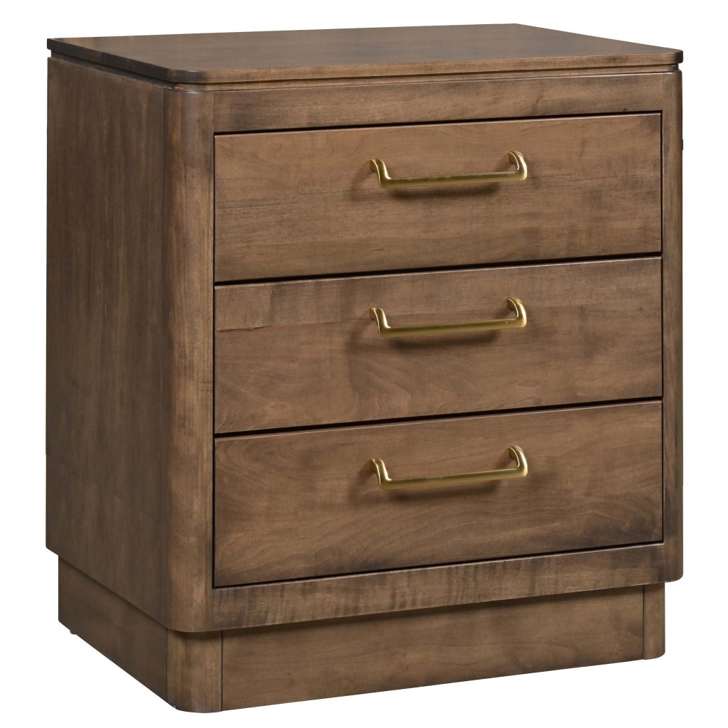 Rochelle 26'' 3-Drawer Bedside Chest