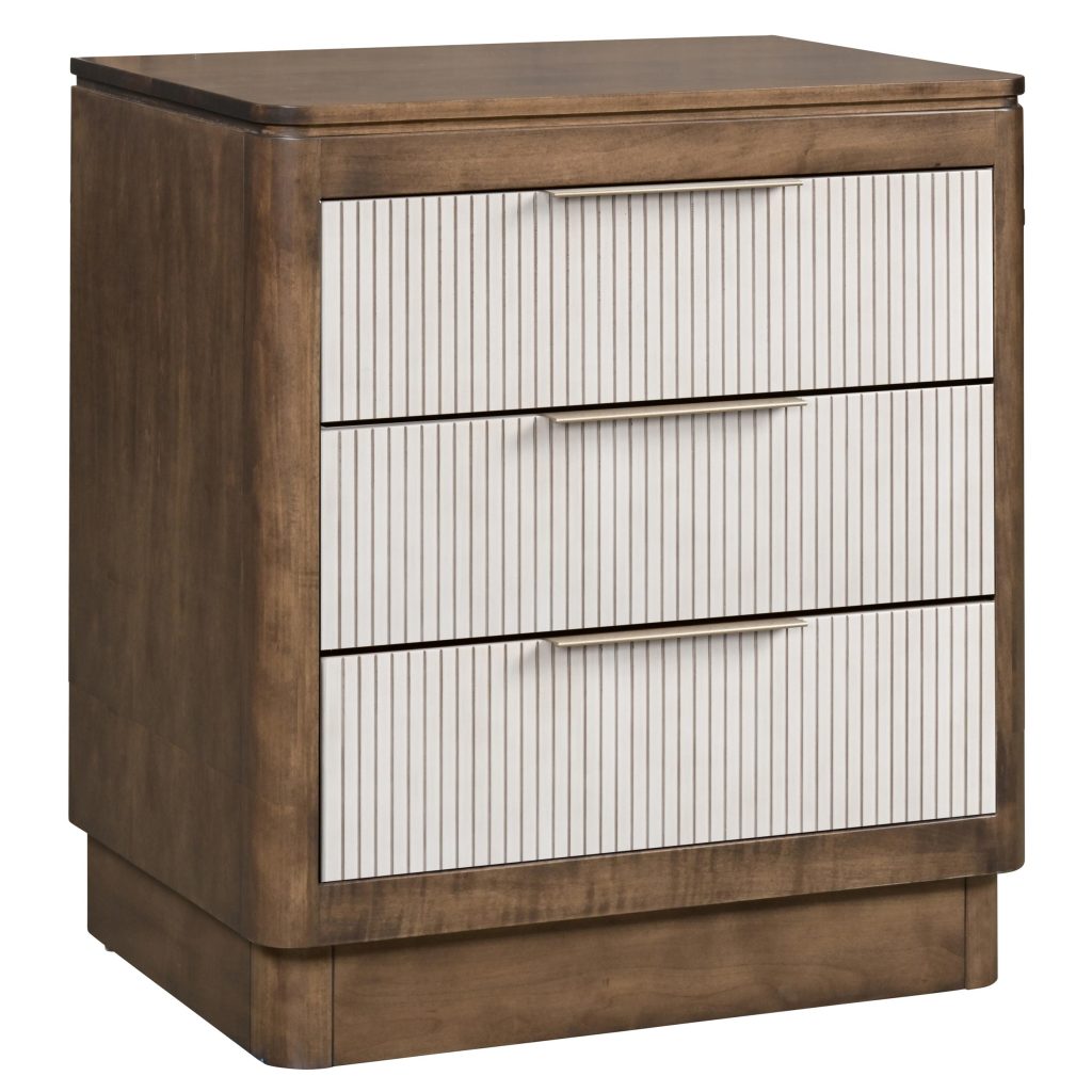 Rochelle 26'' 3-Drawer Bedside Chest