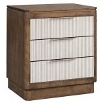 Rochelle 26'' 3-Drawer Bedside Chest