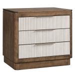 Rochelle 36'' 3-Drawer Bedside Chest