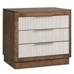 Rochelle 26'' 3-Drawer Nightstand