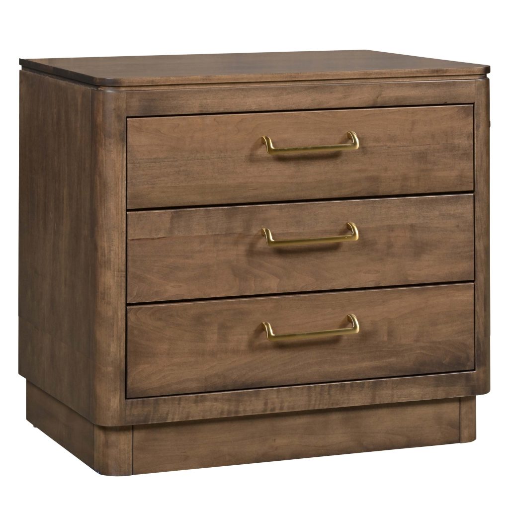 Rochelle 36'' 3-Drawer Bedside Chest